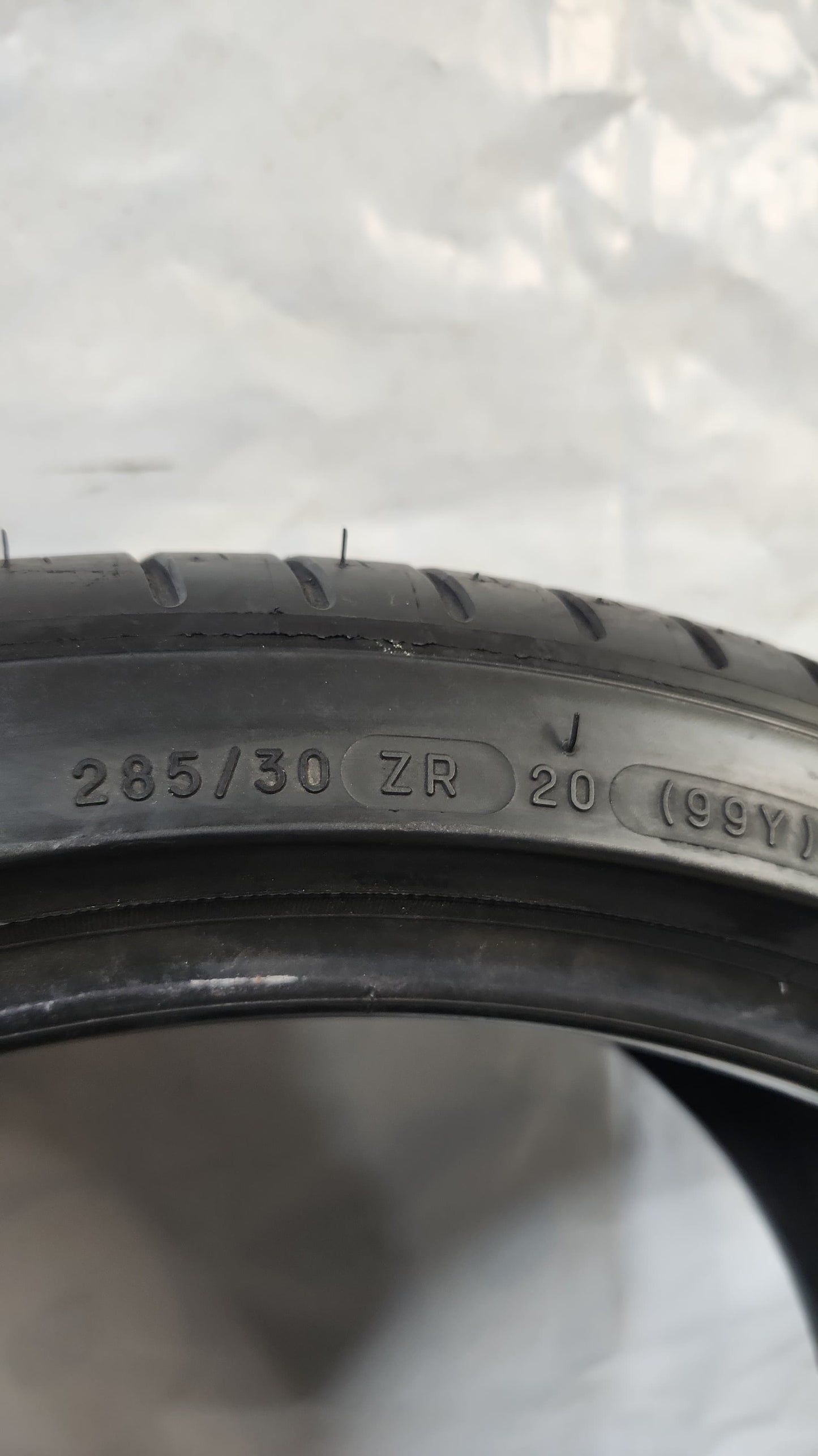 Used Tire - 285/30R20 Michelin Pilot Sport 3
