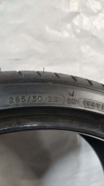 Used Tire - 285/30R20 Michelin Pilot Sport 3