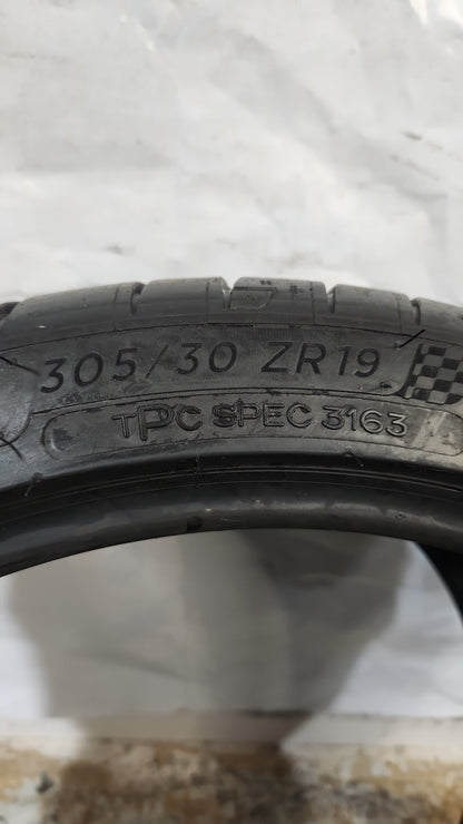 Used Tire - 305/30R19 Michelin Pilot Sport 4S