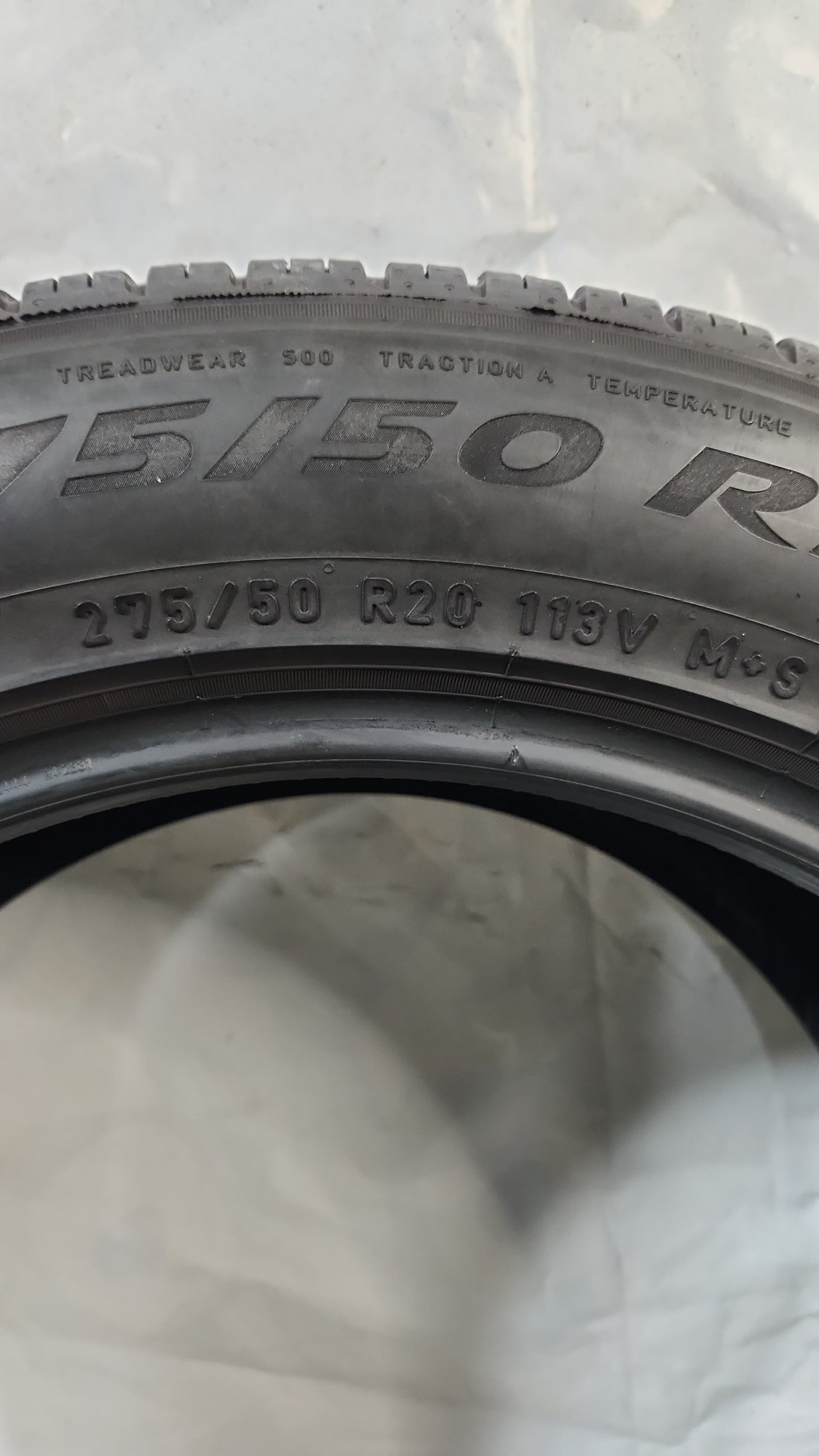 Used Tire - 275/50R20 Pirelli Scorpion Zero All Season
