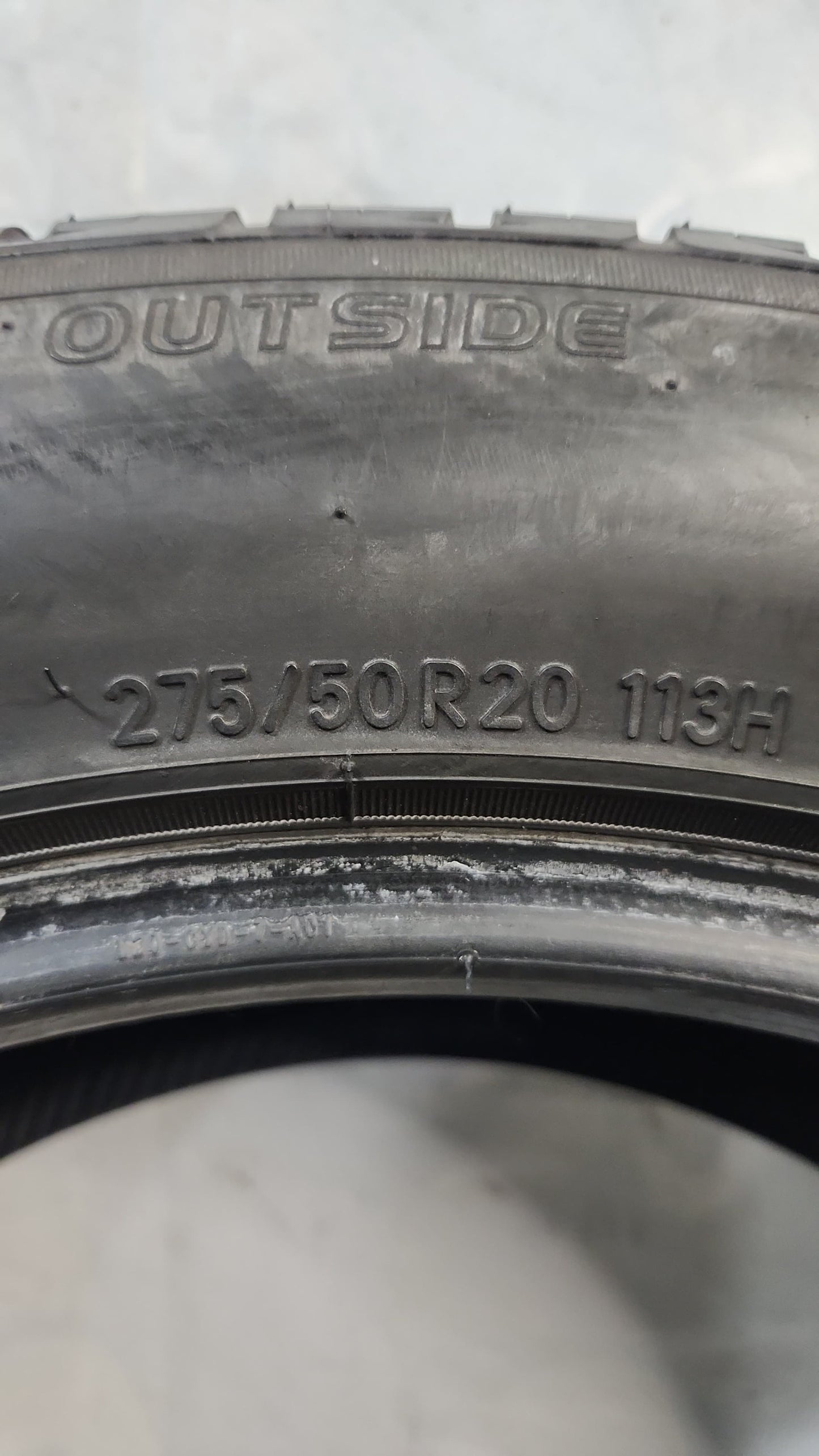 Used Tire - 275/50R20 Nitto NT421Q