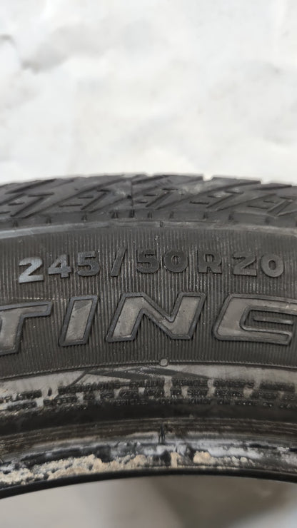 Set of 2 - 245/50R20 Continental Cross Contact LX Sport - Used Tires