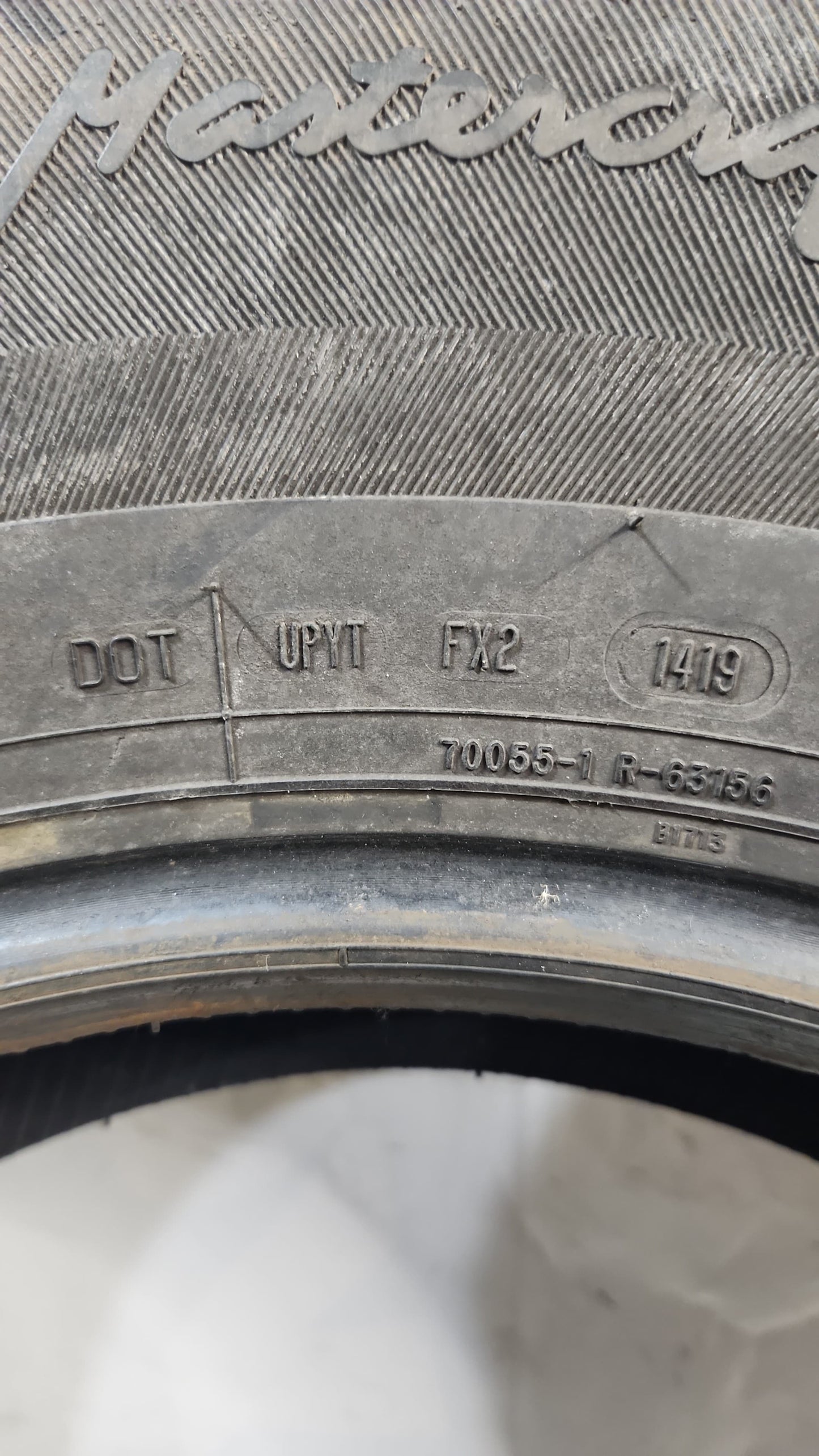Used Tire - 285/75R18 Mastercraft Courser AXT