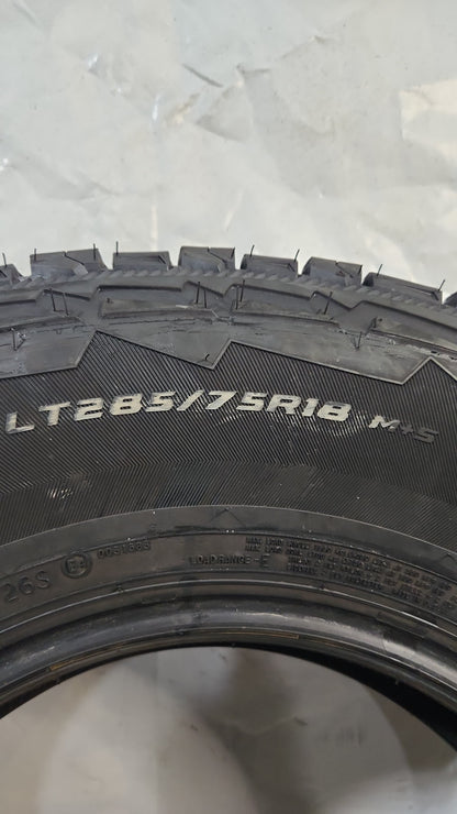 Used Tire - 285/75R18 Mastercraft Courser AXT
