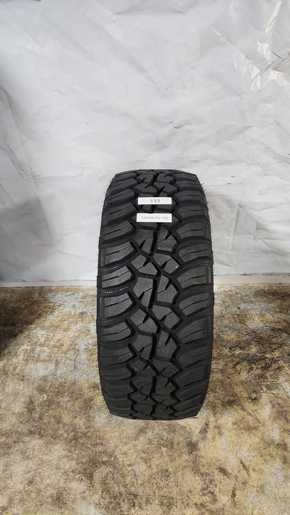Used Tire - 33X12.50R17 General Grabber X3 13/32