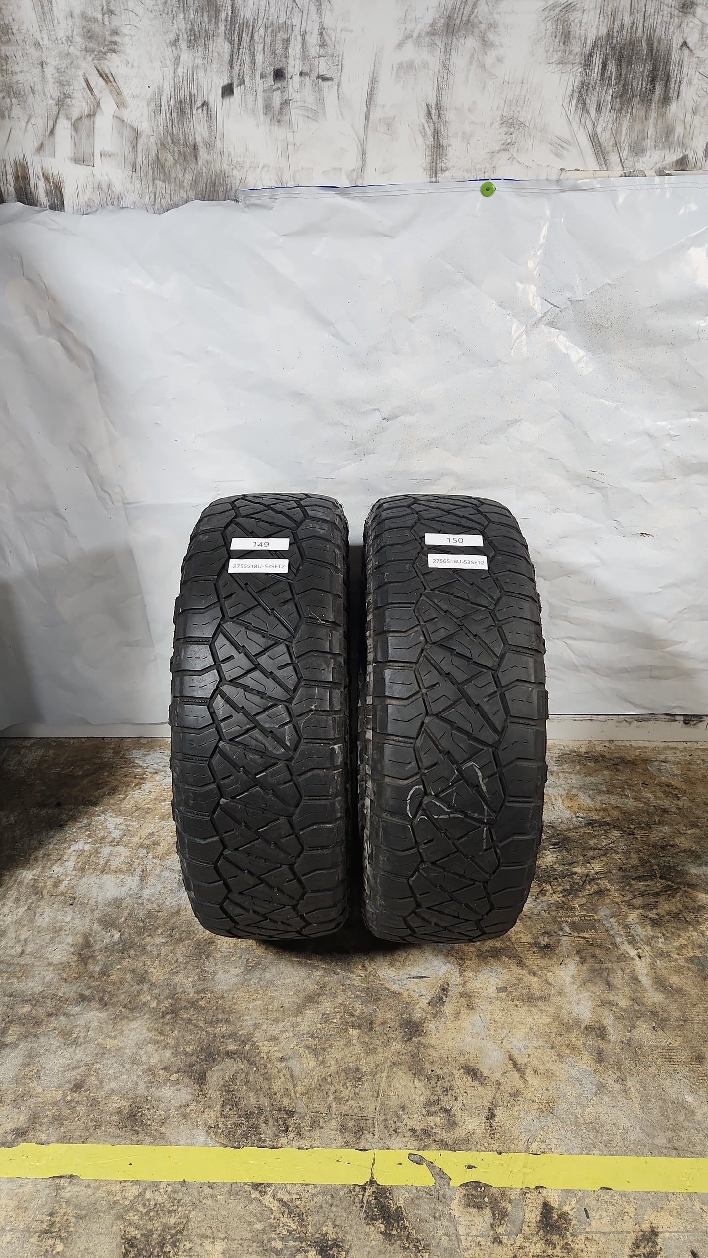 Set of 2 - 275/65R18 Nitto Ridge Grappler - Used Tires
