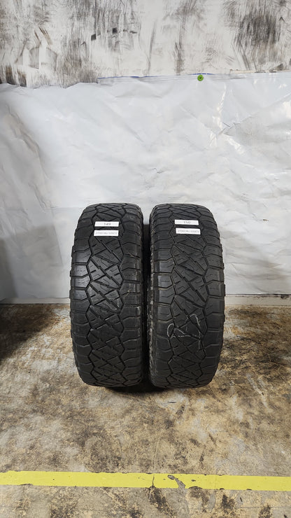 Set of 2 - 275/65R18 Nitto Ridge Grappler - Used Tires