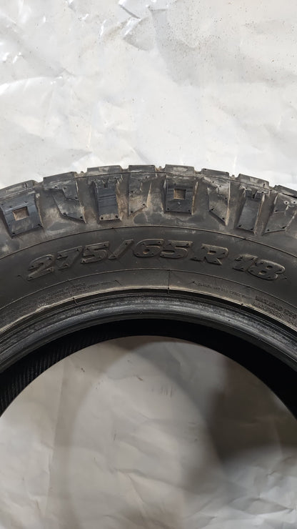 Set of 2 - 275/65R18 Nitto Ridge Grappler - Used Tires