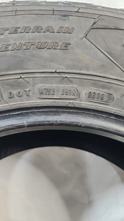Used Tire - 275/65R18 Goodyear Wrangler All-Terrain Adventure Kevlar