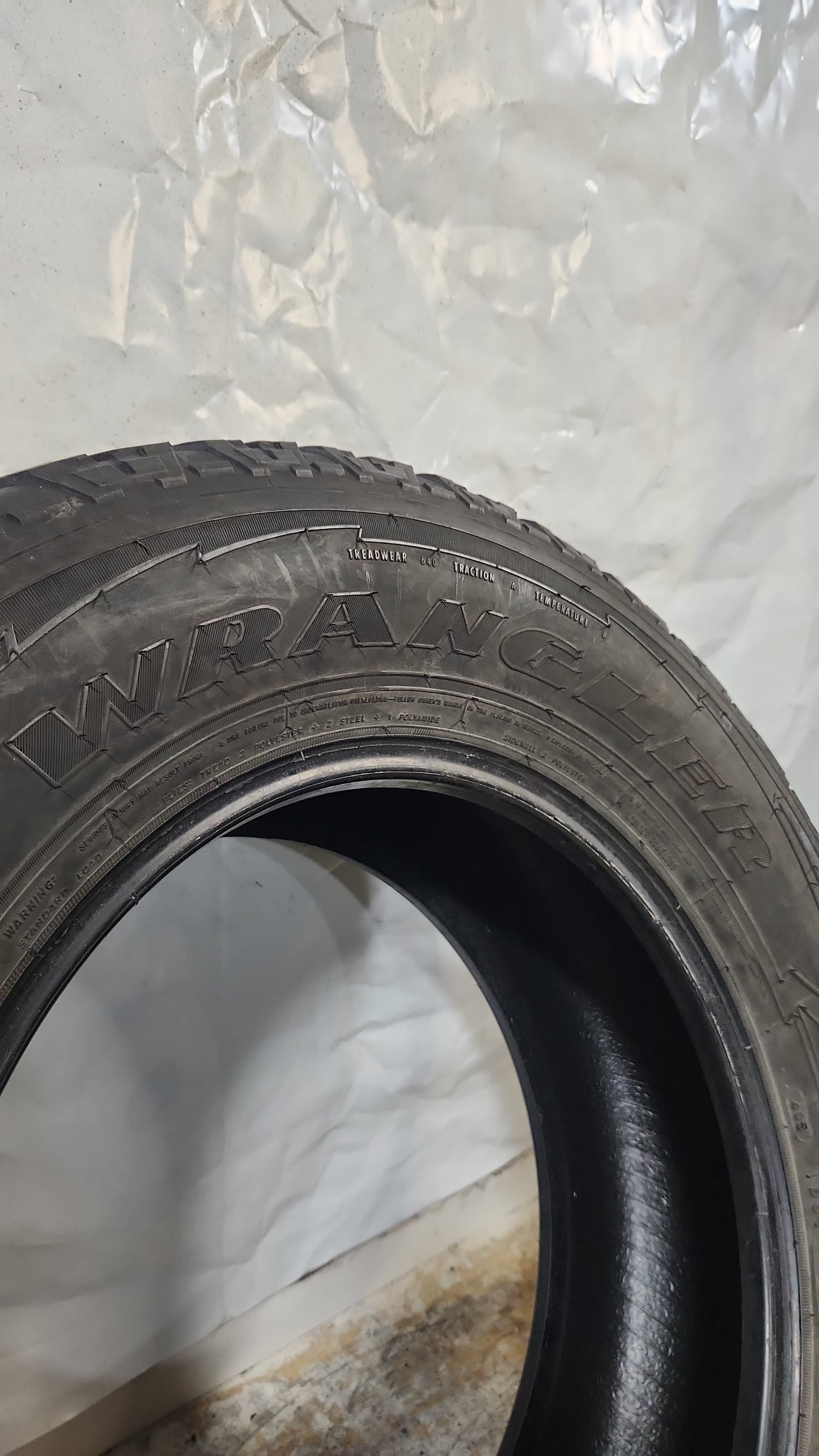 Used Tire - 275/65R18 Goodyear Wrangler All-Terrain Adventure Kevlar