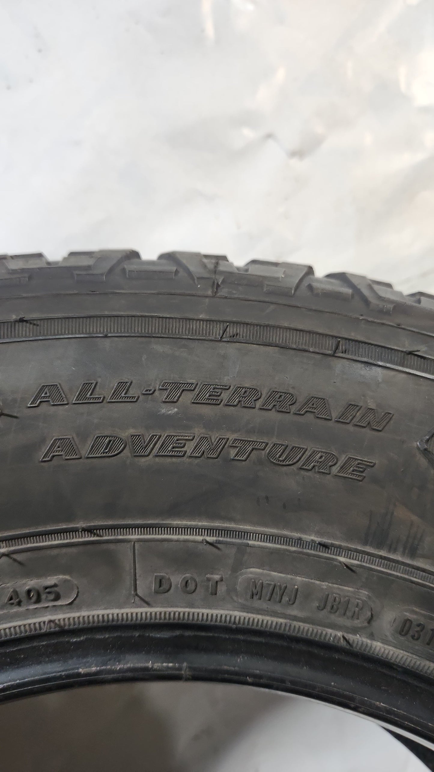 Used Tire - 275/65R18 Goodyear Wrangler All-Terrain Adventure Kevlar