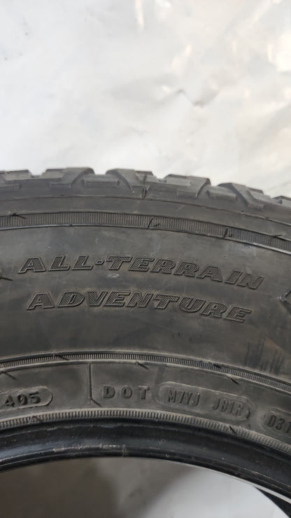 Used Tire - 275/65R18 Goodyear Wrangler All-Terrain Adventure Kevlar