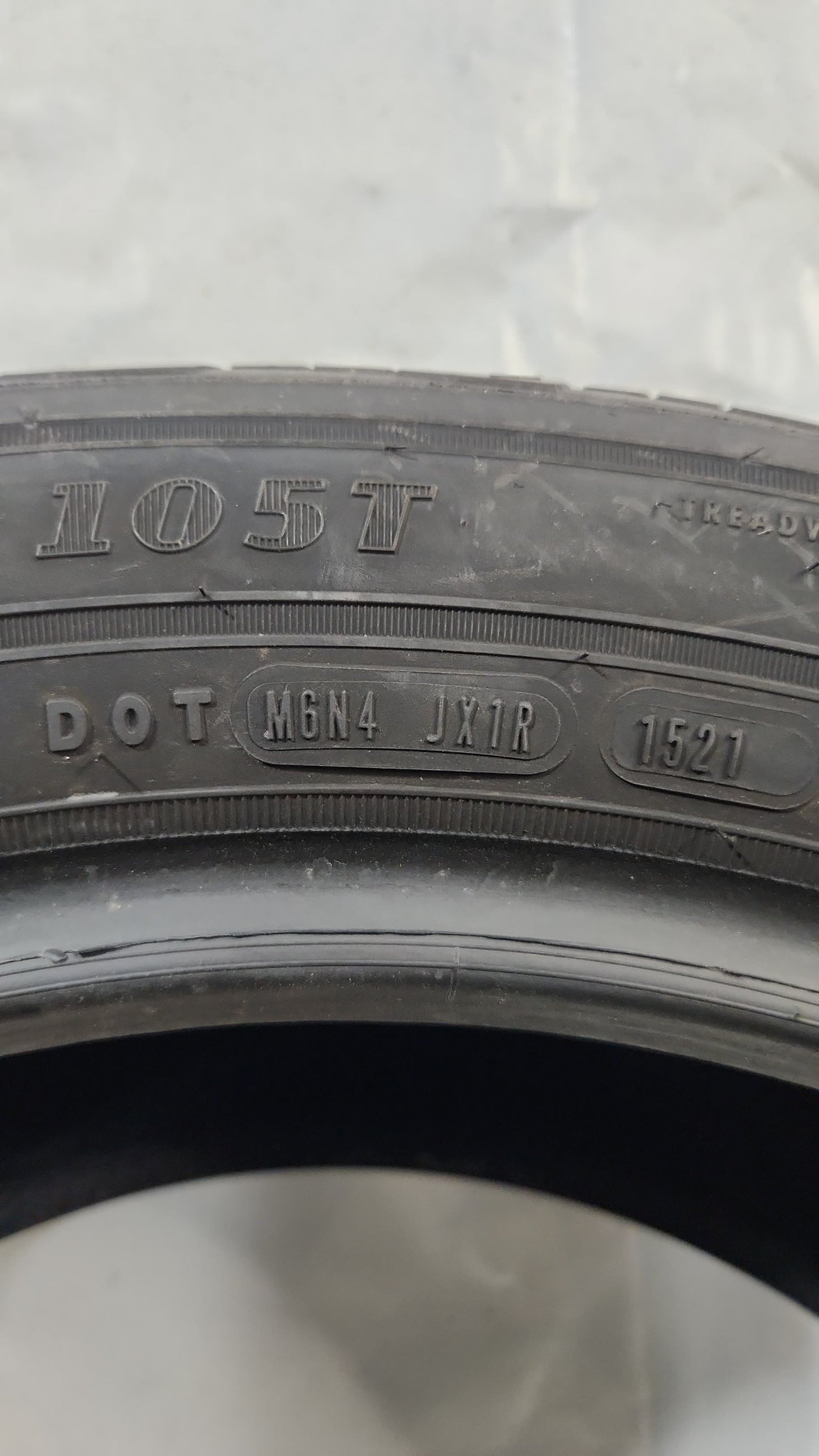 Used Tire - 255/50R20 Goodyear Assurance Finesse