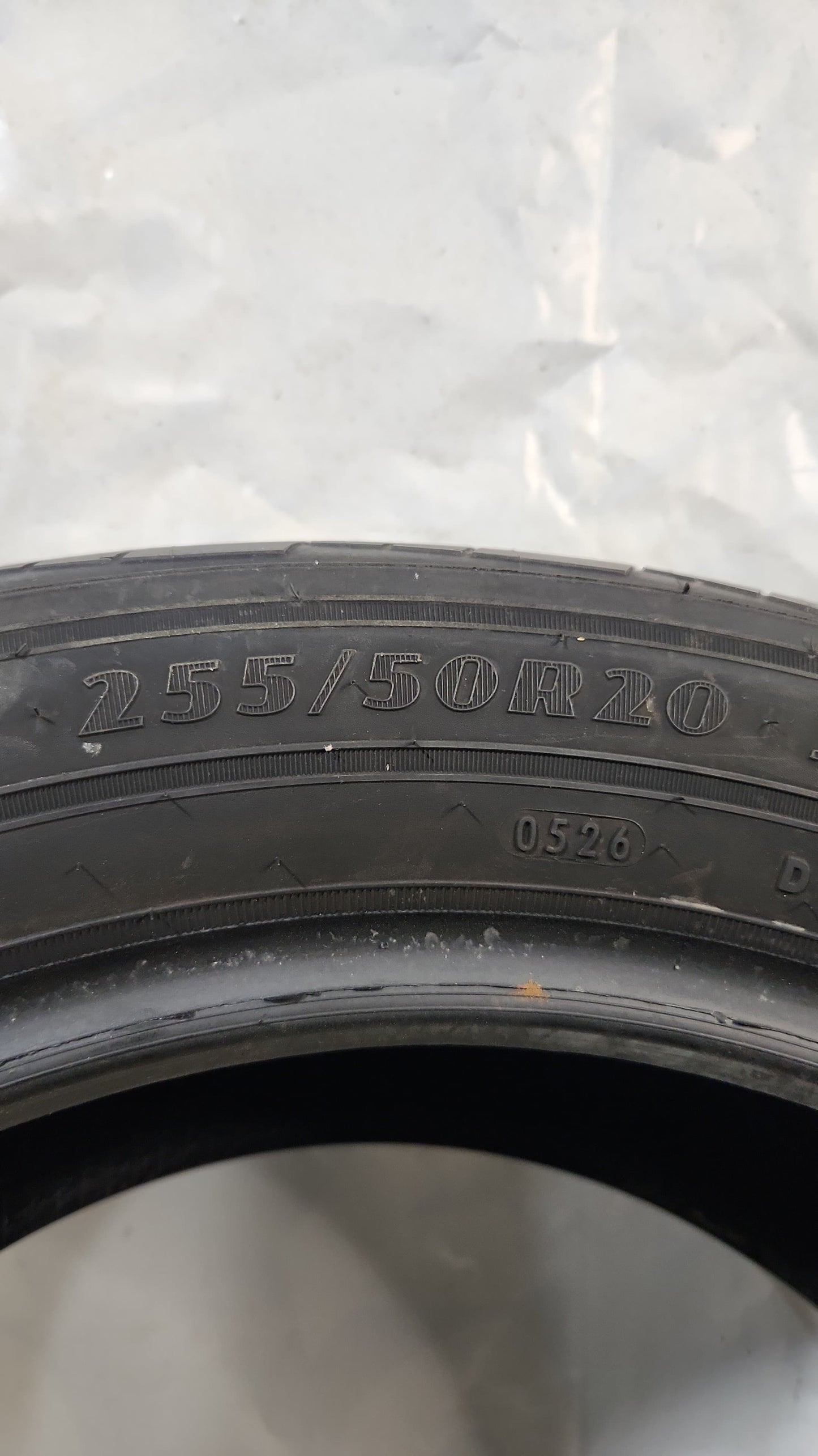 Used Tire - 255/50R20 Goodyear Assurance Finesse