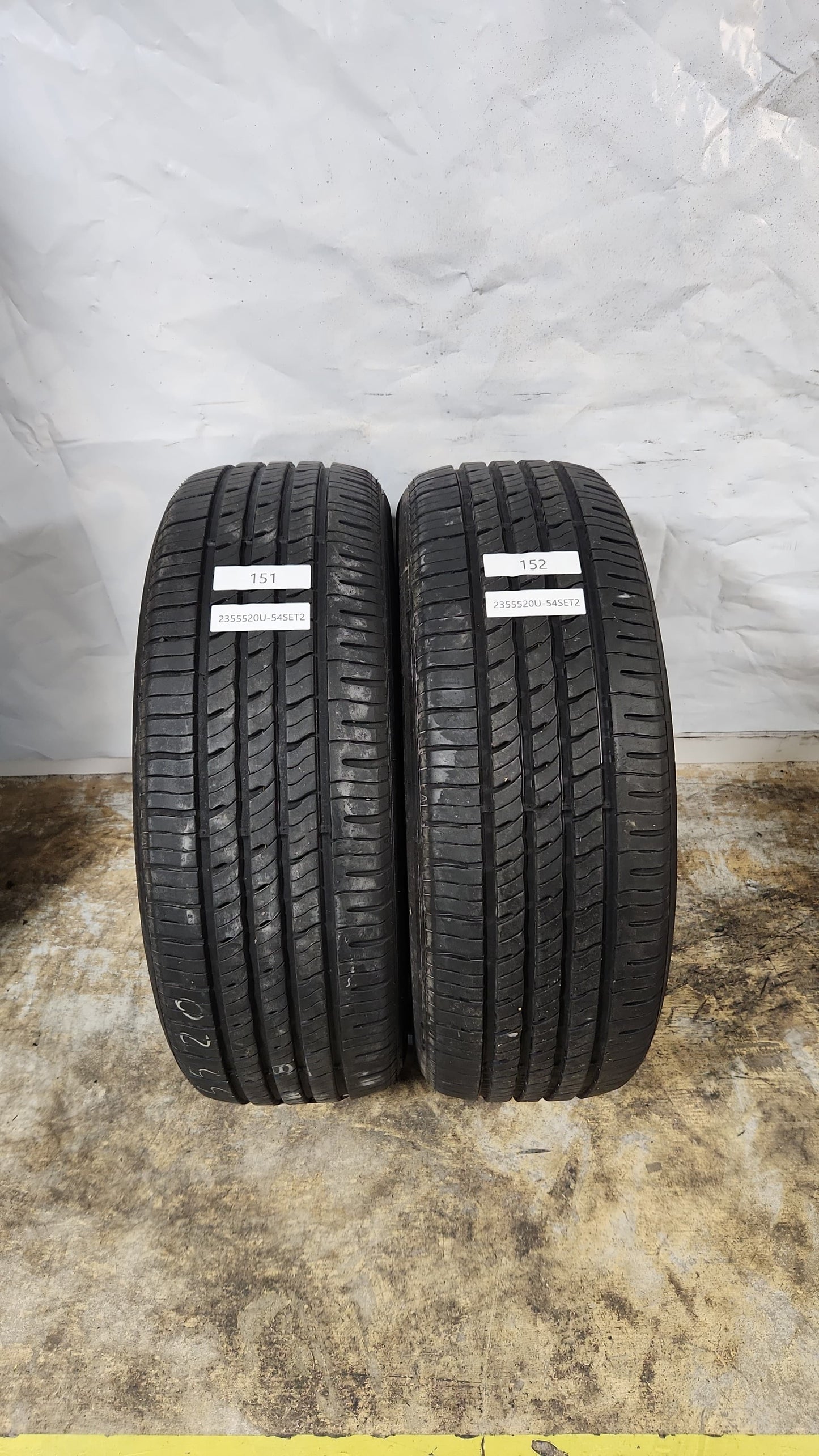 Set of 2 - 235/55R20 Nexen N'Fera RU5 - Used Tires