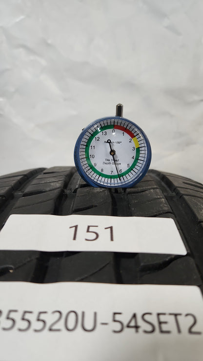 Set of 2 - 235/55R20 Nexen N'Fera RU5 - Used Tires
