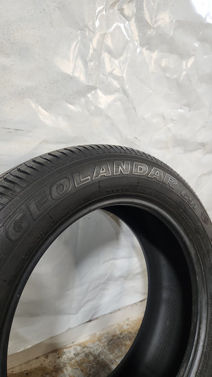 Used Tire - 225/60R18 Yokohama Geolandar G91HV 7/32