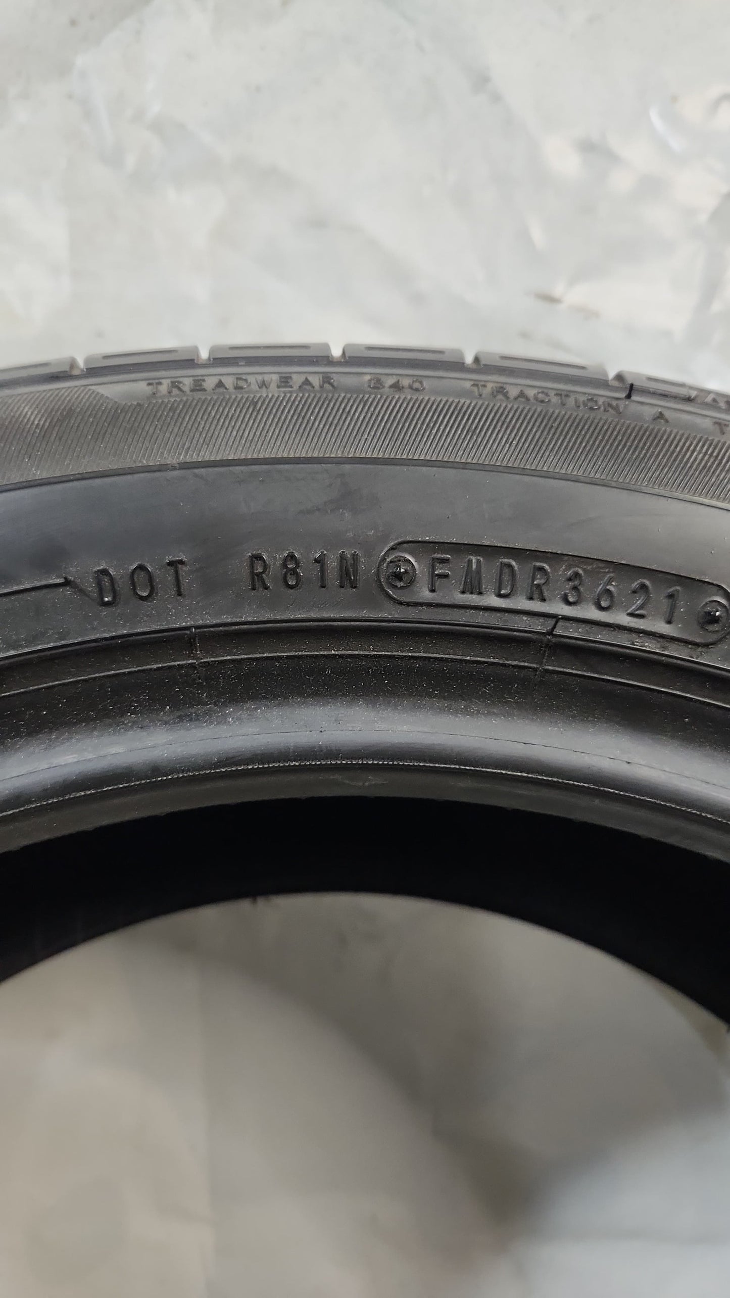 Used Tire - 225/50R18 Dunlop SP Sport 5000