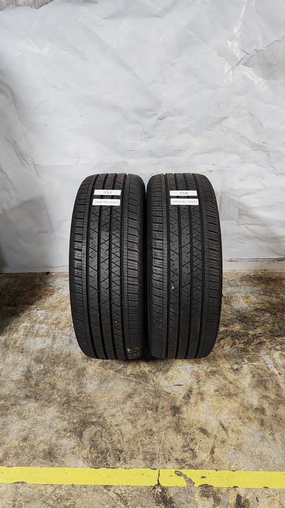 Set of 2 - 235/55R19 Continental Cross Contact LX Sport - Used Tires