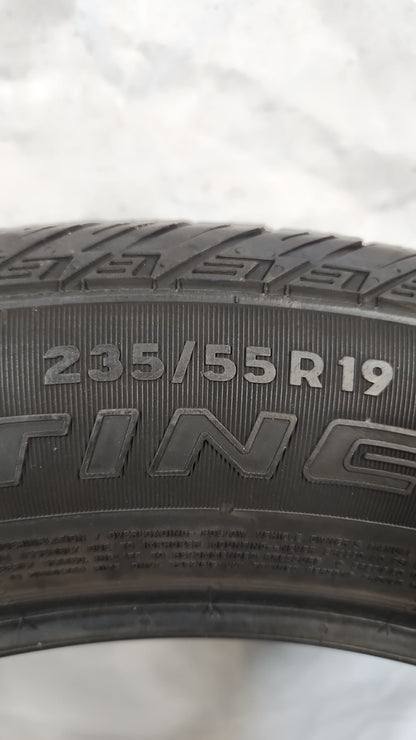 Set of 2 - 235/55R19 Continental Cross Contact LX Sport - Used Tires