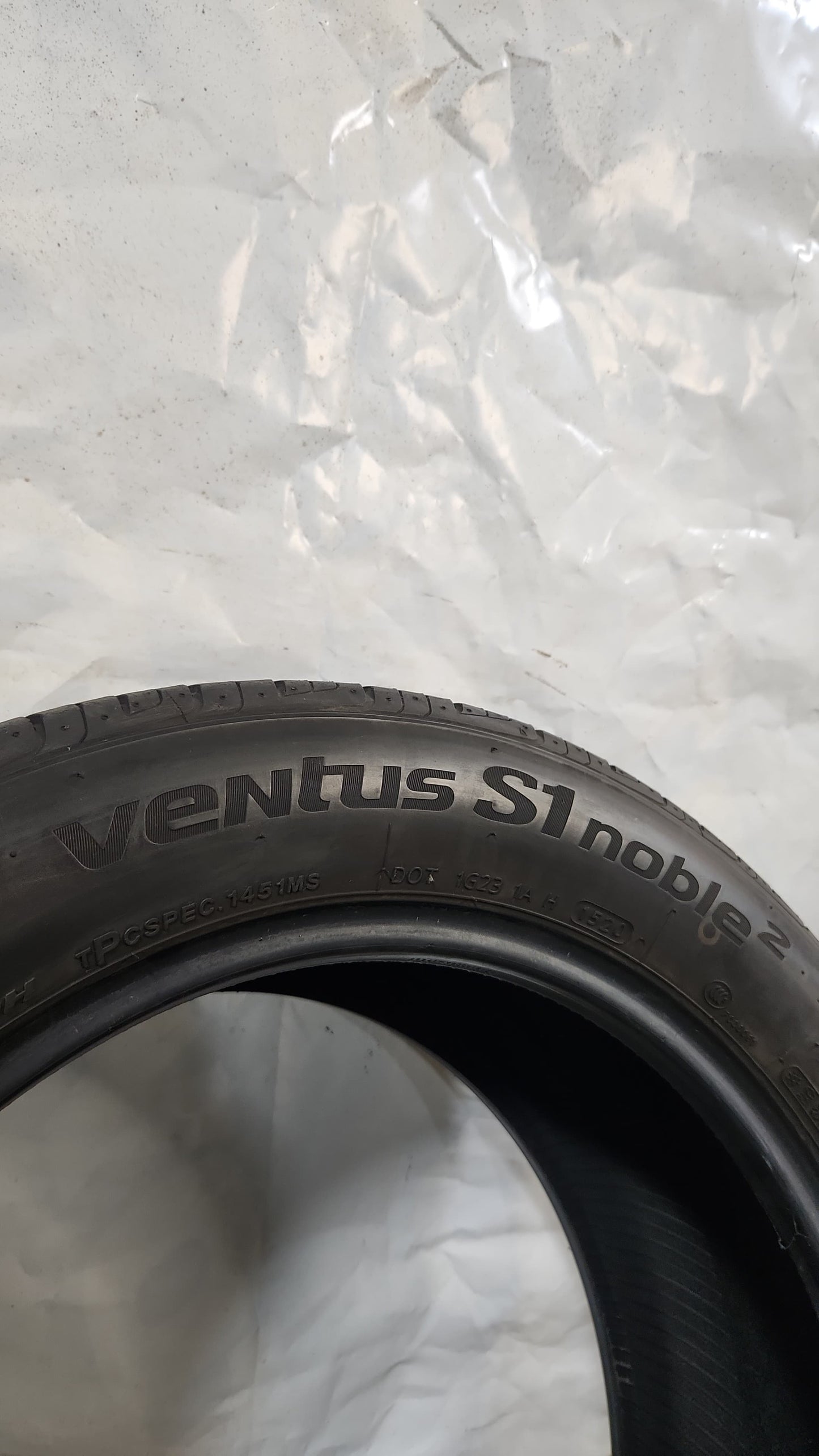 Used Tire - 235/50R19 Hankook Ventus S1 Noble 2