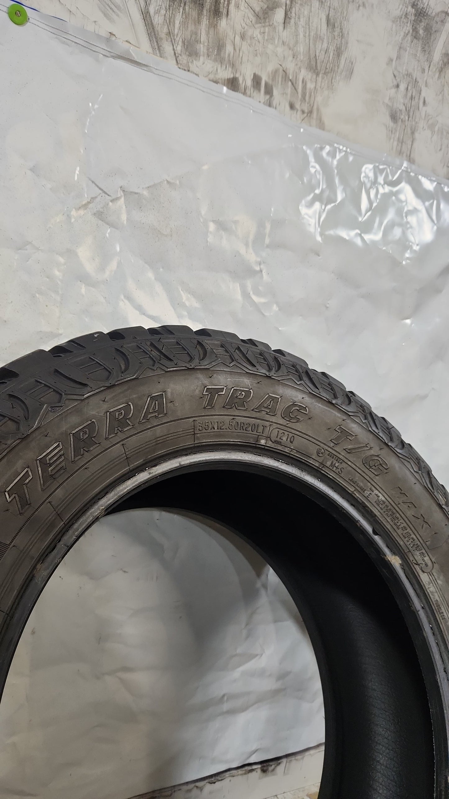 Used Tire - 35X12.50R20 Hercules Terra Trac T/G Max