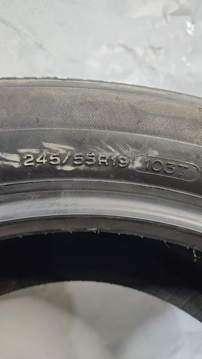 Used Tire - 245/55R19 Uniroyal Laredo Cross Country Tour 9/32