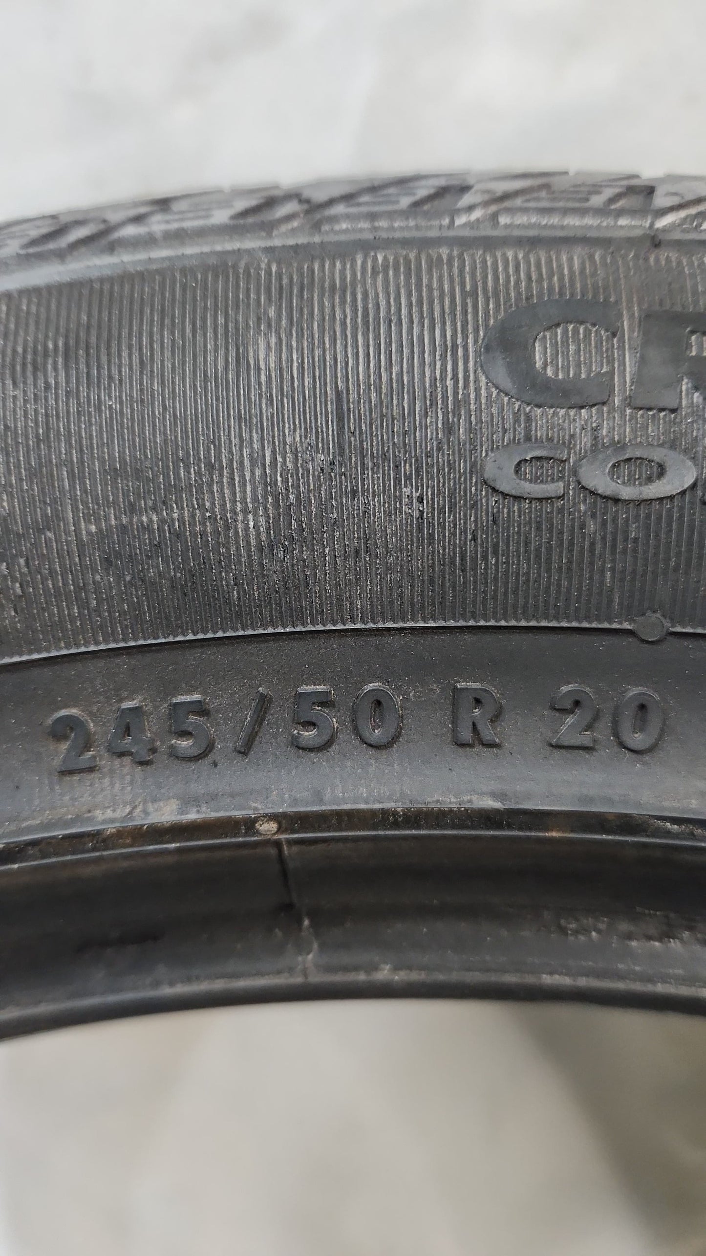Used Tire - 245/50R20 Continental Cross Contact LX Sport
