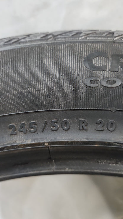 Used Tire - 245/50R20 Continental Cross Contact LX Sport