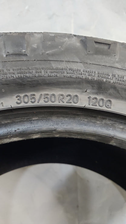 Used Tire - 305/50R20 Nitto Ridge Grappler