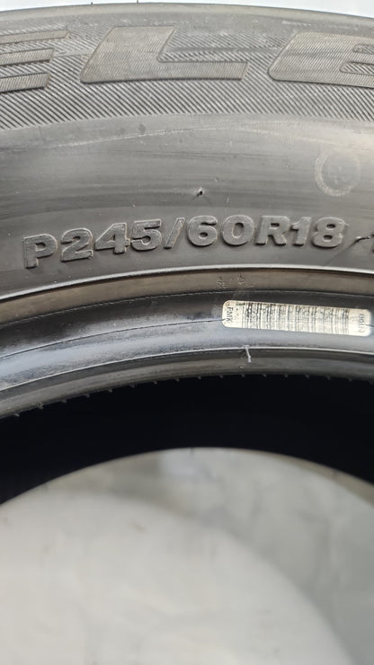 Used Tire - 245/60R18 Bridgestone Dueler H/L 422 Ecopia