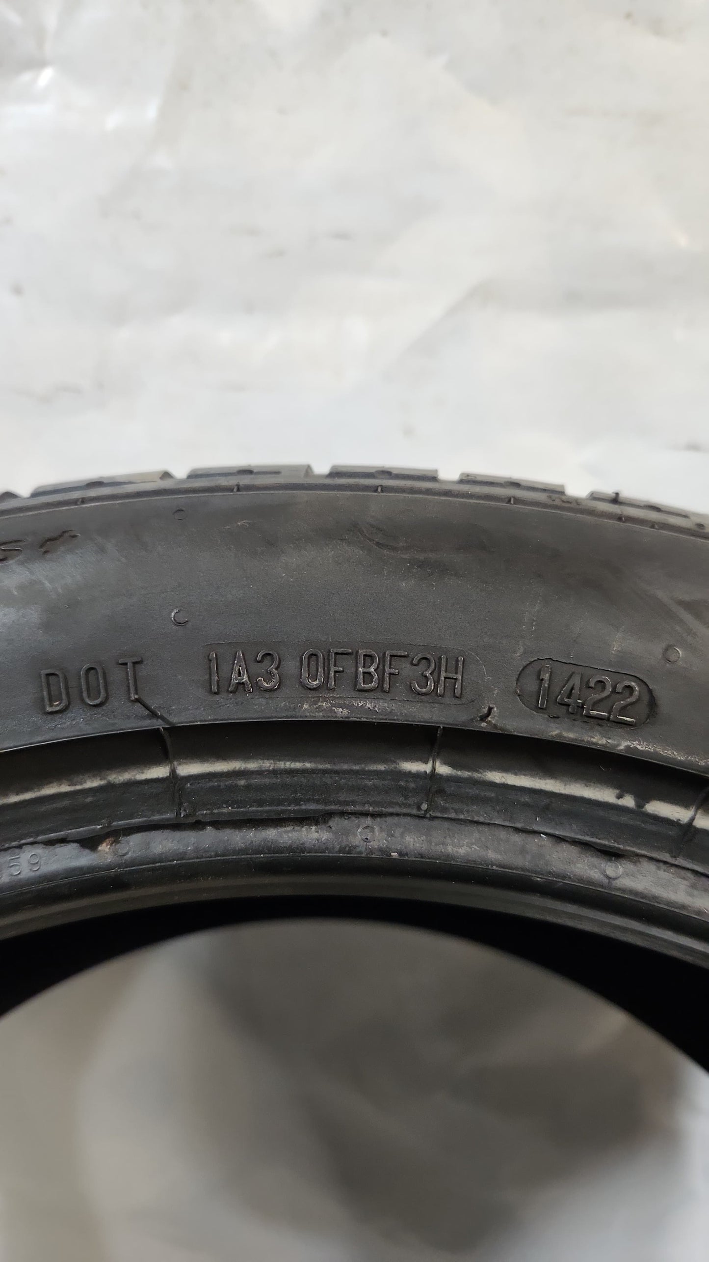 Used Tire - 245/40R17 Continental ControlContact Sport SRS