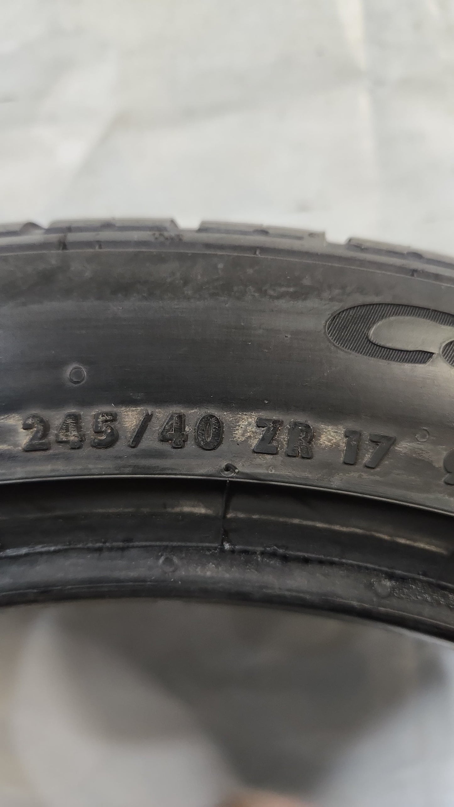 Used Tire - 245/40R17 Continental ControlContact Sport SRS