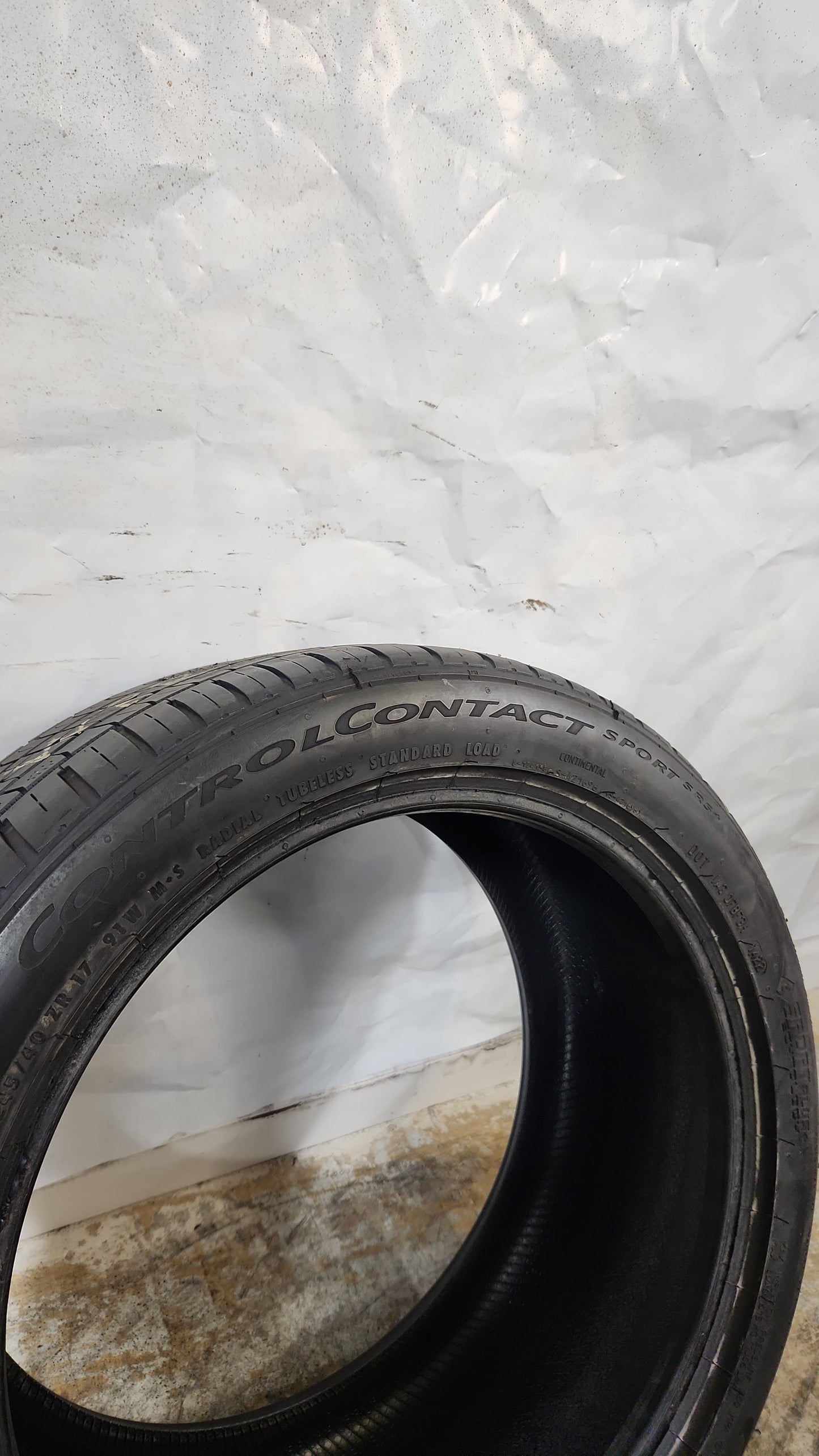 Used Tire - 245/40R17 Continental ControlContact Sport SRS