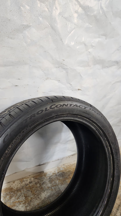 Used Tire - 245/40R17 Continental ControlContact Sport SRS