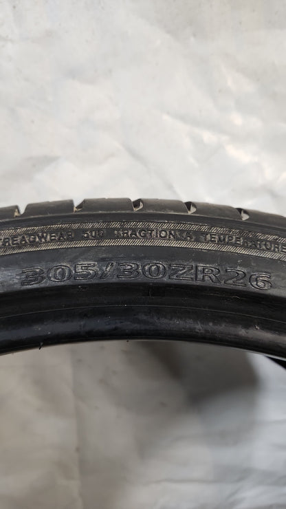 Used Tire - 305/30R26 Delinte Desert Storm II DS8 7/32
