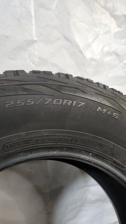 Used Tire - 255/70R17 Cooper Discoverer A/T 3