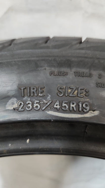 Used Tire - 235/45R19 Goodyear Assurance WeatherReady 7/32