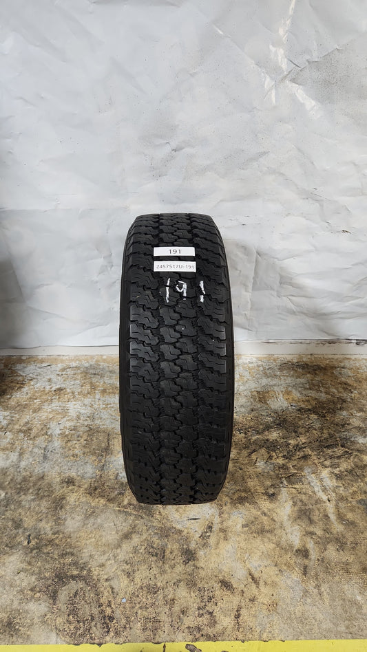 Used Tire - 245/75R17 Goodyear Wrangler