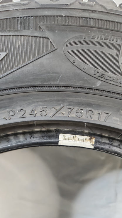 Used Tire - 245/75R17 Goodyear Wrangler