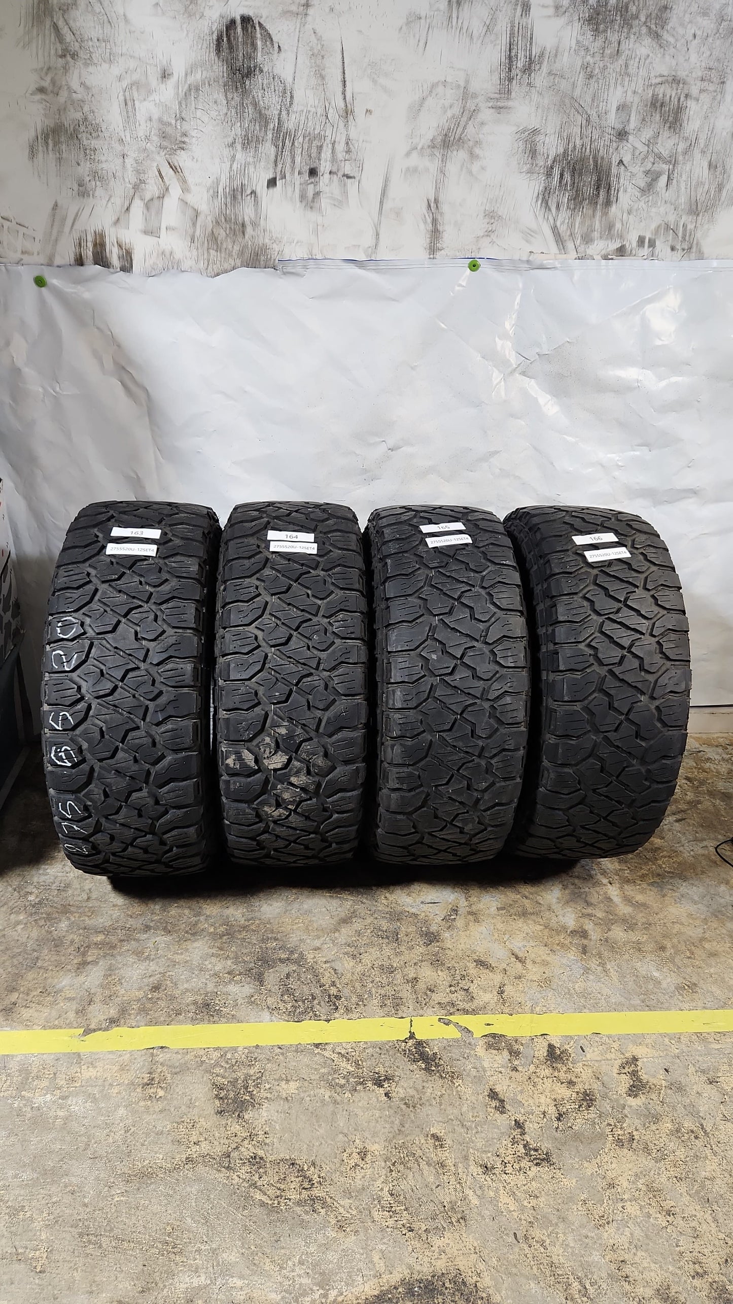 Set of 4 - 275/55R20 Kenda Klever R/T - Used Tires