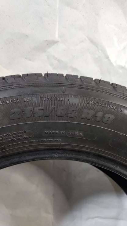 Used Tire - 235/65R18 Michelin Latitude Tour