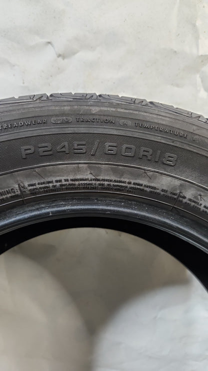 Set of 2 - 245/60R18 Firestone Destination LE2 - Used Tires