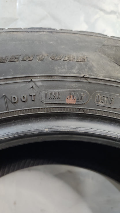 Set of 4 - 235/75R17 Goodyear Wrangler All-Terrain Adventure Kevlar- Used Tires