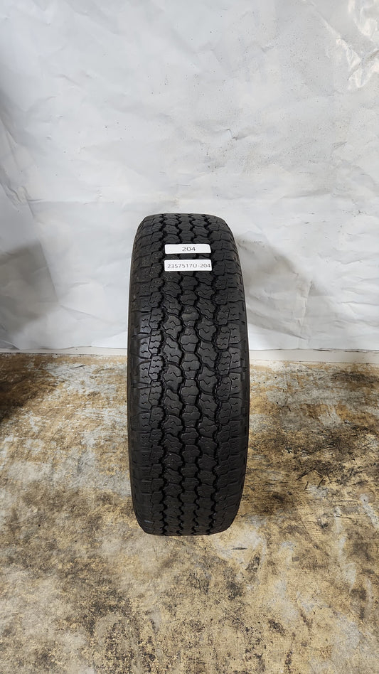 Used Tire - 235/75R17 Goodyear Wrangler All-Terrain Adventure 7/32