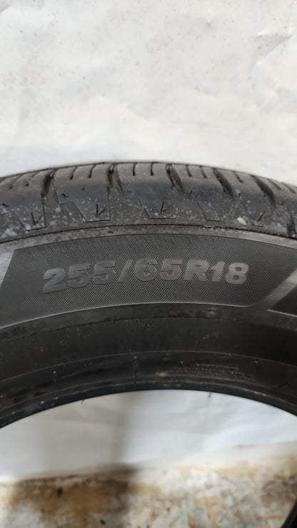 Used Tire - 255/65R18 Bridgestone Alenza AS Ultra