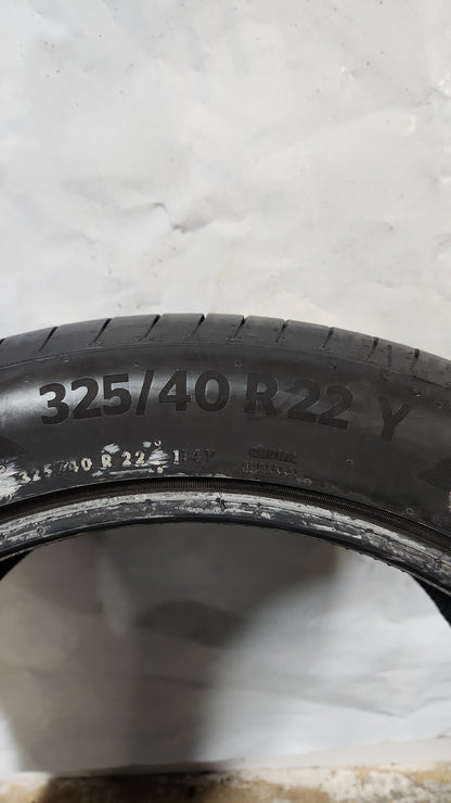 Used Tire - 325/40R22 Continental PremiumContact 6