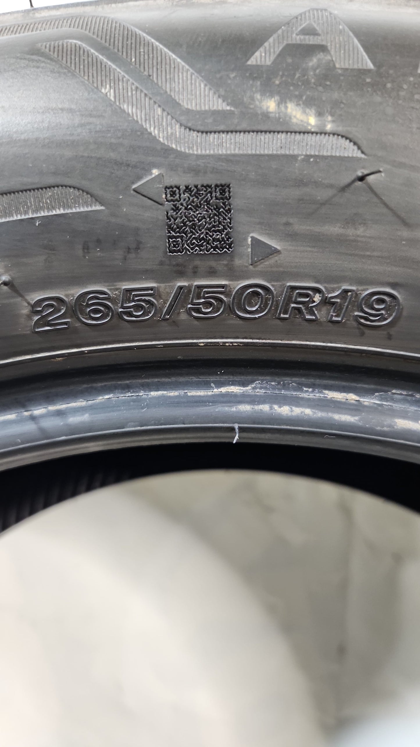 Used Tire - 265/50R19 Bridgestone Alenza Sport A/S RFT