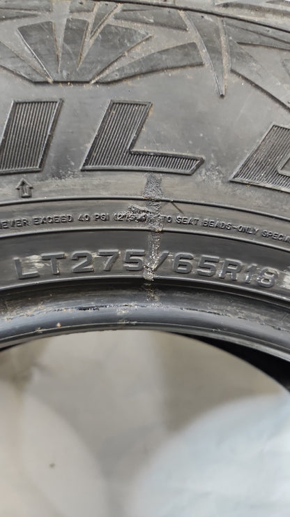 Used Tire - 275/65R18 Falken Wildpeak A/T AT02 10/32