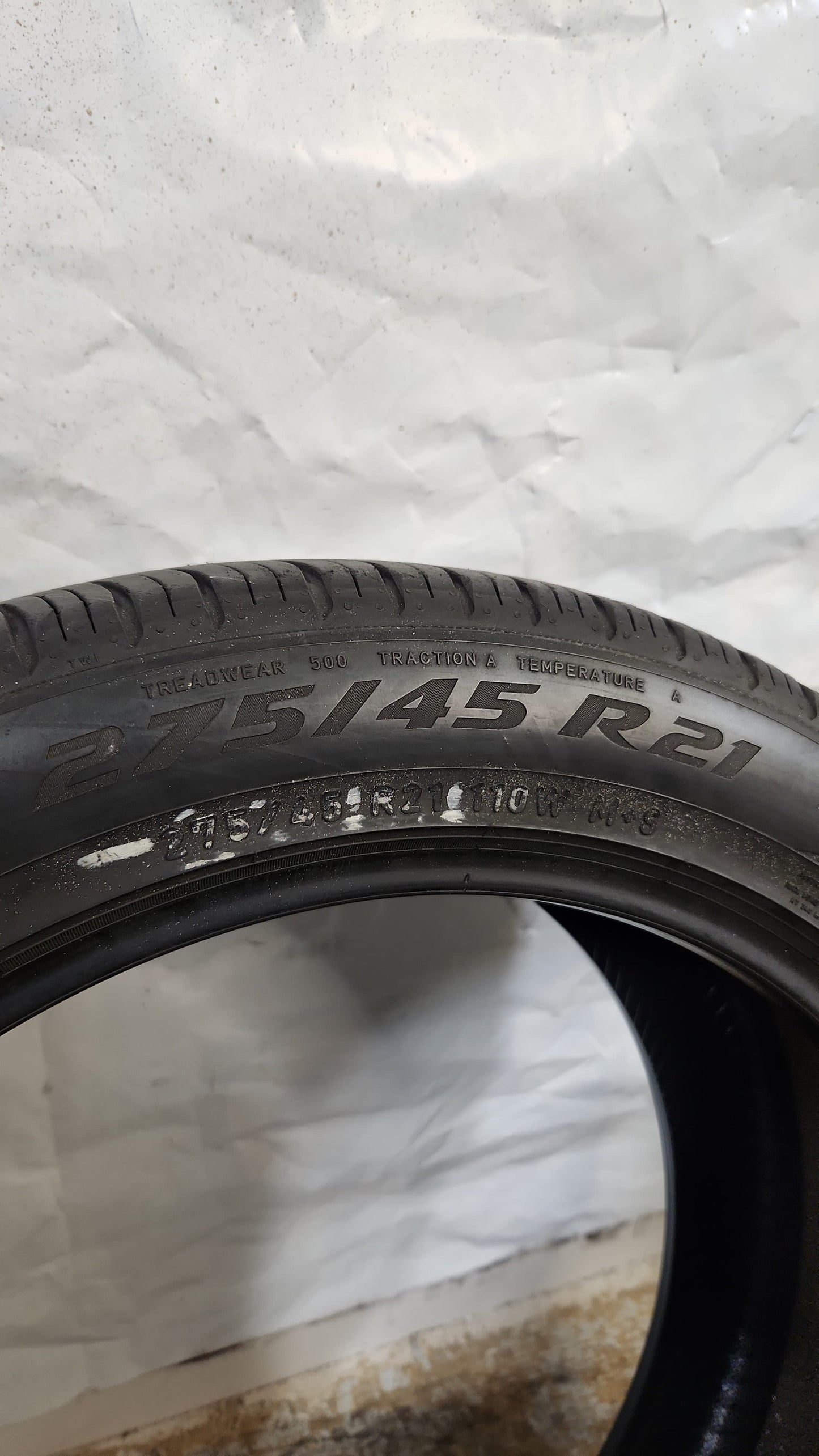 Used Tire - 275/45R21 Pirelli Scorpion Zero All Season